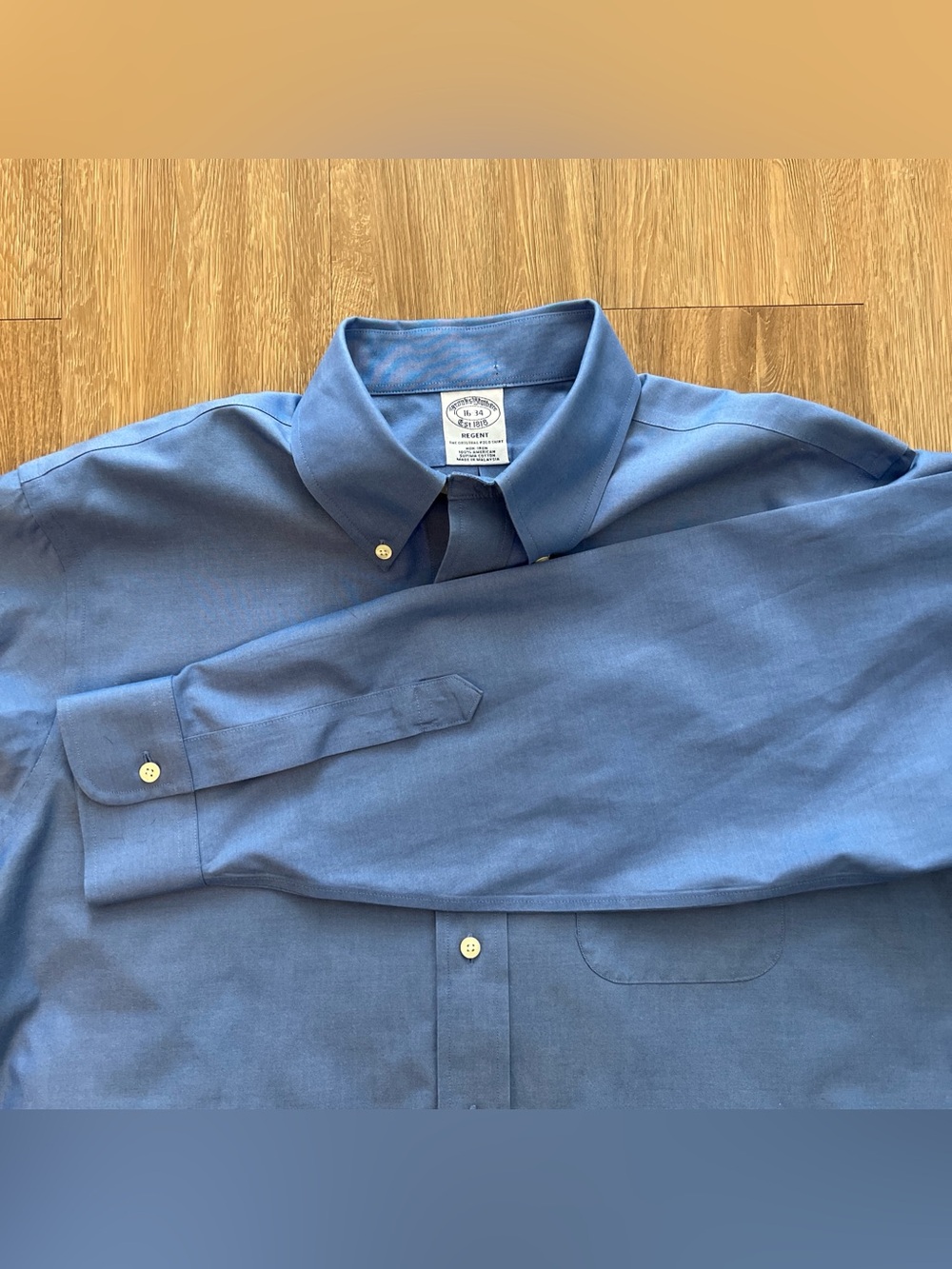 Brooks Brothers Men's Button-Down Shirt in Slate Blue
